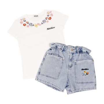 Moschino Kids 兩件套T-Shirt +短褲套裝