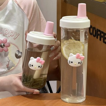 可愛水杯🎀 芒果塑料杯大容量新款吸管杯超大新款高級高顏值水杯旅游外出