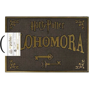 哈利波特 開鎖咒 – ALOHOMORA 阿咯哈呣啦 英國進口橡膠地墊/門墊  玄關衛生間廚房 居家好幫手
