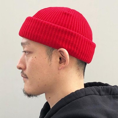 ADVANCE アドバンス ACRYL BEANIE アクリルビーニー RED ワッチ