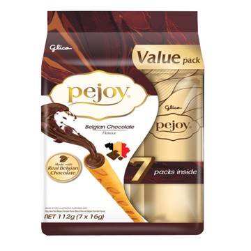 Pejoy百醇比利時巧克力甜心棒分享包112g