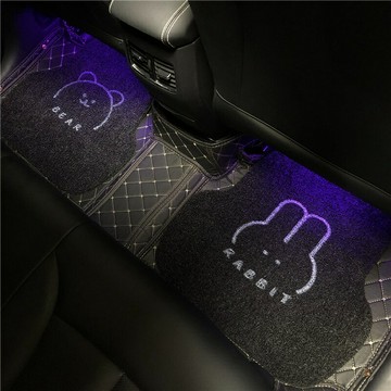 優購生活 汽車腳墊絲圈通用易清洗防臟墊可自由裁剪卡通可愛單片車載腳踏墊汽車腳墊 立體腳踏墊 汽車腳踏墊 椅腳墊 車用腳墊