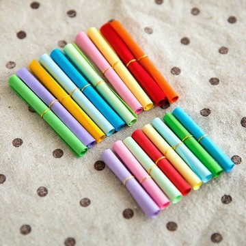 瓶漂流星星情書信紙紙條愛情瓶紙條許愿條彩色蜜語小迷你紙卷