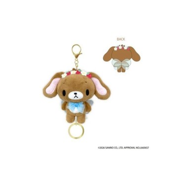 小禮堂 Sanrio 三麗鷗 蜜糖邦尼 黑兔 絨毛玩偶易拉扣鑰匙圈 (仙子系列)