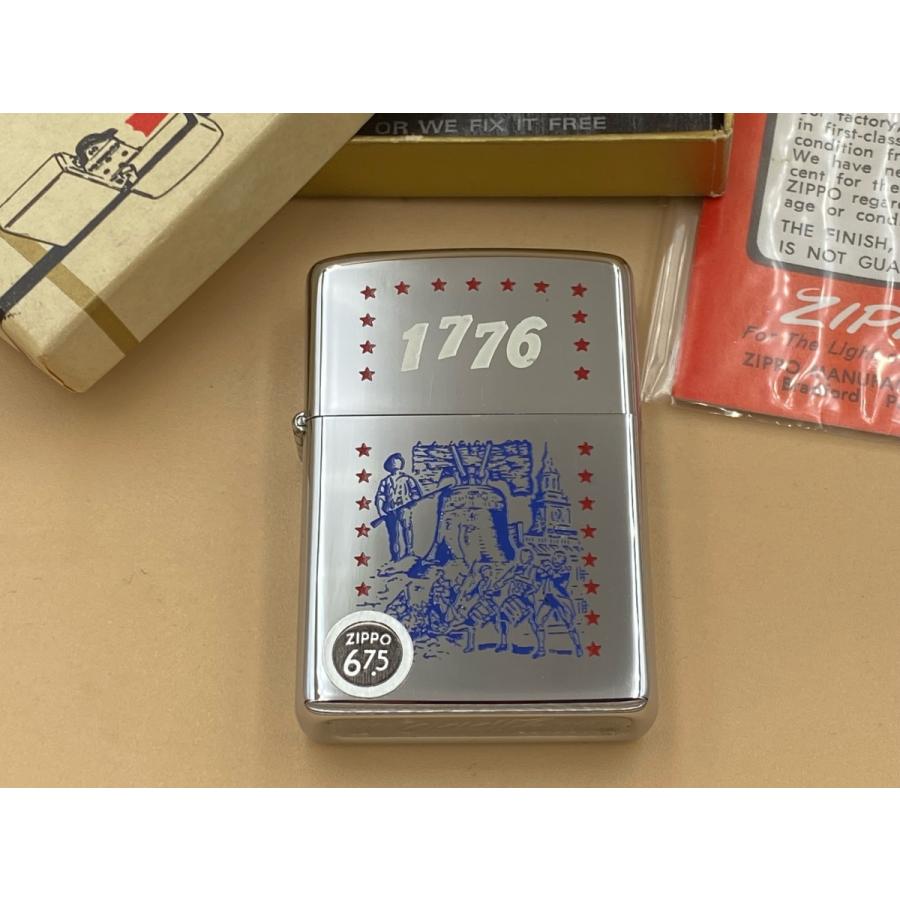 ジッポー ZIPPO ライター 未使用デッドストック 新品未使用 1776 アメリカ独立記念日 建国200周年記念 1975年製