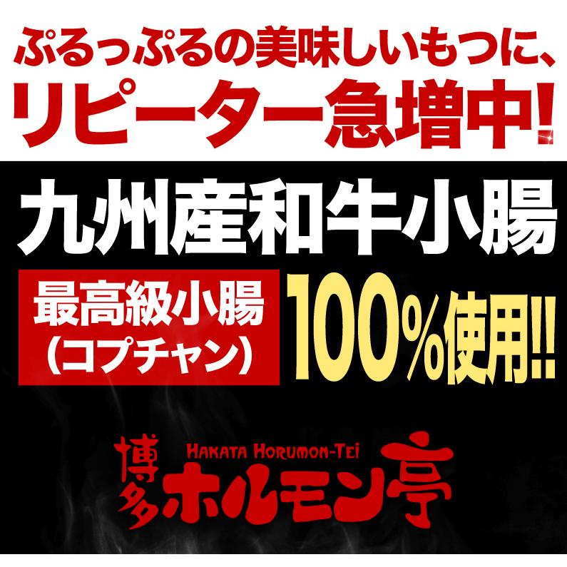 九州産黒毛和牛 もつ鍋お試しセット 1〜2人前 ちゃんぽん麺付き 小腸 コプチャン ホルモン 柚子胡椒 送料無料 グルメ クール