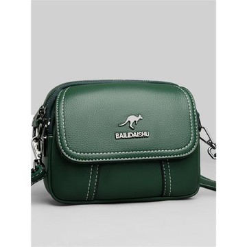 夏季真皮手機包2025新款時尚大容量單肩斜挎包軟皮女士袋鼠零錢包