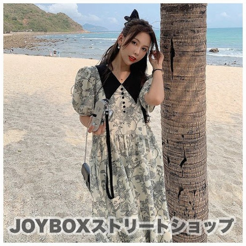 花柄 シャツ ロング ワンピース 韓国 ストリート オルチャン 原宿系 半袖 ボタニカル レディース ファッション 5op 128 通販 Lineポイント最大0 5 Get Lineショッピング