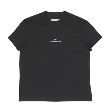 Maison Margiela M 扭曲標誌純棉 T 恤