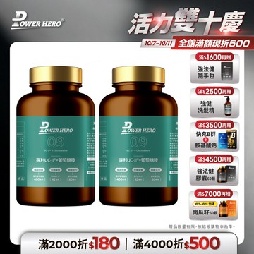 【買一送一】專利UC-II®+葡萄糖胺（60顆/盒．共2盒）