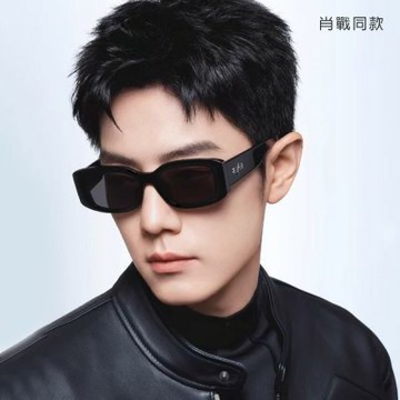 MOLSION方框 偏光太陽眼鏡/黑 深灰鏡片 肖戰同款#MS3122 C10