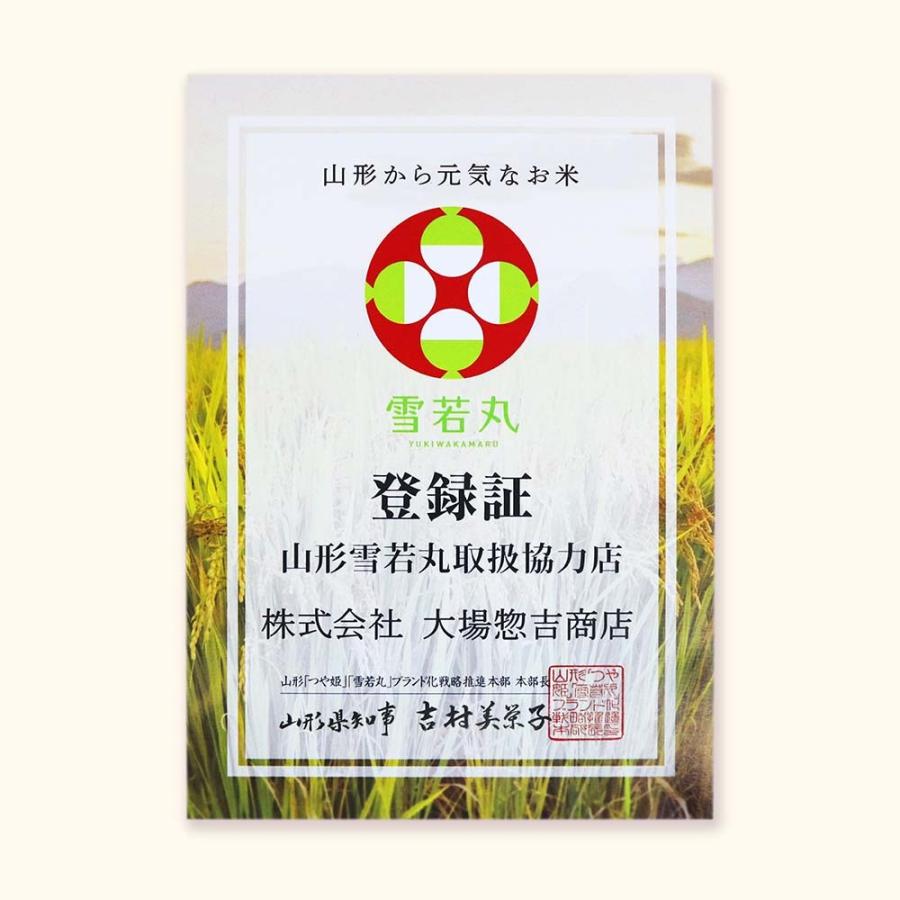 雪若丸 30kg 新米 送料無料 お米 コメ 山形県産 令和5年産 精米 玄米 無洗米