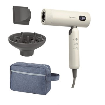 國際電壓摺疊負離子吹風機 YBH-12QN02 灰色