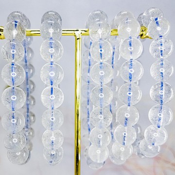 【輝銻礦】稀缺品 灰藍銻礦/藍超七 水晶手鍊手串手鏈