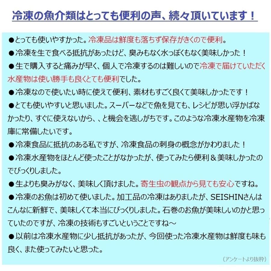 するめいか2杯 料理教室（お魚Cooking講座）で使用している新鮮なスルメイカ 冷凍