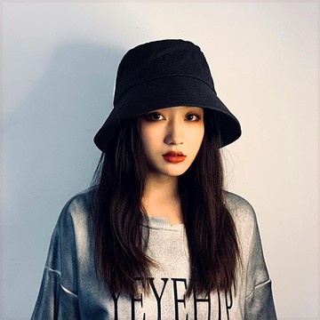 女早春雙面遮陽帽百搭夏季防曬百搭漁夫帽遮臉太陽帽秋漁夫帽馬尾