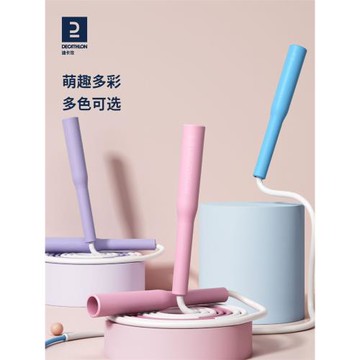 迪卡儂兒童跳繩小學中學中考跳繩體育考試速度跳繩不卡結輕便KIDO