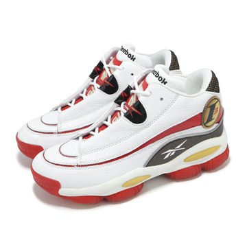 Reebok 籃球鞋 The Answer DMX 男鞋 白 紅 皮革 復古 Iverson 艾佛森 運動鞋 GX6330