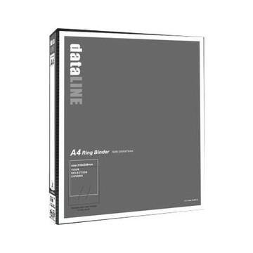 珠友Chuyu 四孔圓型夾/可換封面/DL-06321-01/黑