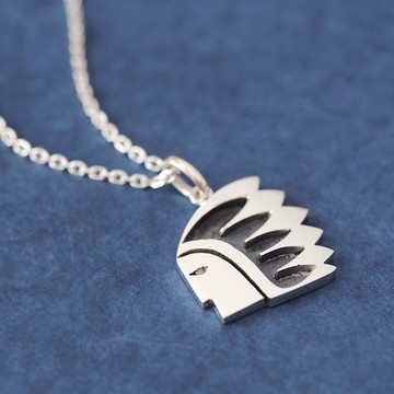 印度臉孔 男士項鍊 925銀