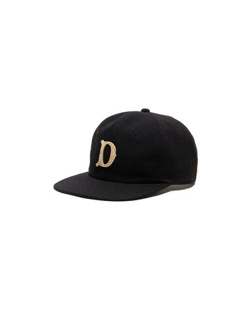 H.W.Dog&Co.Baseball Cap六片式手工棒球帽(黑BLACK)