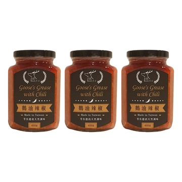 Well Life 悅生活 極鮮黃金3A頂級鵝油三小福年節禮盒 鵝油辣椒  400g  1盒