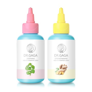 GaGa 量身訂做 精華液水狀洗髮精露(舒敏+育髮)120mlx2