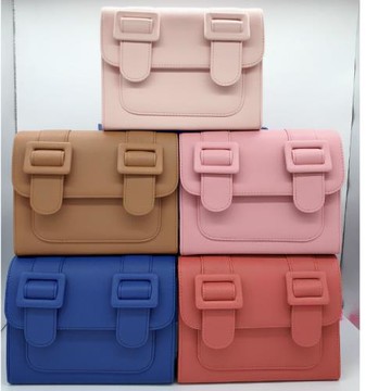 BITWISE 泰國劍橋包 新款 時尚俏皮純色單肩女包斜挎包郵差包 M號