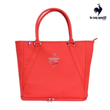 【LE COQ SPORTIF GOLF公雞高爾夫】女款桃紅色防潑水大容量衣物袋 QLR0J502