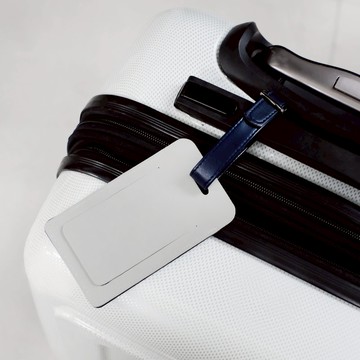 HOLI行李牌/大理石灰藍色