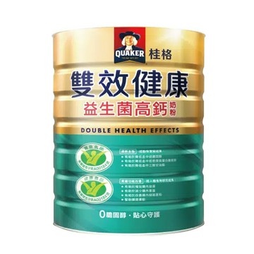 桂格雙效健康益生菌高鈣奶粉 1500g【合康連鎖藥局】 【超商限購2罐】