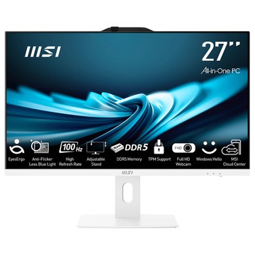 MSI PRO AP272P 14M-631TW(i5-14400/24G/512G SSD/W11P/白)