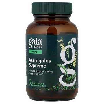 Gaia Herbs, 黃芪提取物膳食補充軟膠囊，60粒