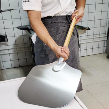 專用披薩出爐鏟商用烤箱歐包鏟比薩鏟披薩板大鏟烘培工具木柄火爐