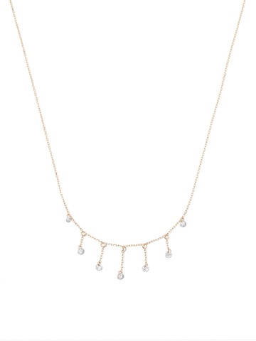 Persée - 18kt yellow gold Bohème diamond drop necklace - women - 18kt Yellow Gold - One Size