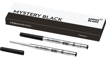 【文具通】Montblanc 萬寶龍 原子筆 筆芯 替芯 Medium 116190 粗 漆黑魅影 2支裝 S1011248【領券滿額再折千12/31止】