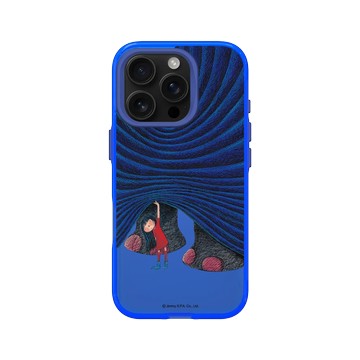 iPhone 16 Pro Clear 激光藍 - 幾米 Jimmy Liao - 星空-小象變大象