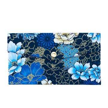 紅包袋 / 存摺包 / 利是封 / 現金袋 - 花園遐想(藍)