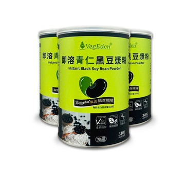 sufu 即溶青仁黑豆漿粉 三罐組(340克/罐)全素藥師研發/全素製造