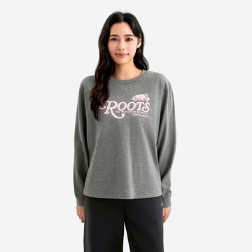 Roots女裝- FUTURE SCRIPT CLASSIC 長袖上衣