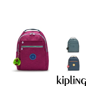 Kipling多袋實用後背包-MICAH(多款任選)FW24L3