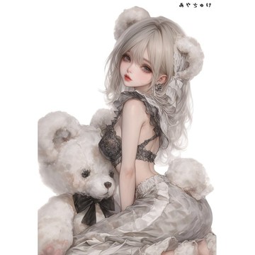 【3 月新品 2】07-095-0083 人物貼紙 動物與甜美蕾絲