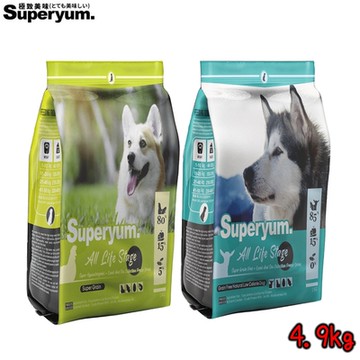Superyum 極致美味 海陸總匯凍乾 狗飼料 4.9kg X 1包