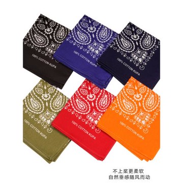 【酷帕】55cm大手帕棉方巾吸汗街舞手絹隨身純棉沒有上過漿的柔軟