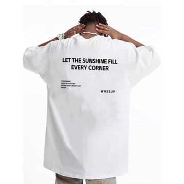 wassup visvim美式高街重磅純棉短袖t恤男款夏季潮流潮牌寬松T恤