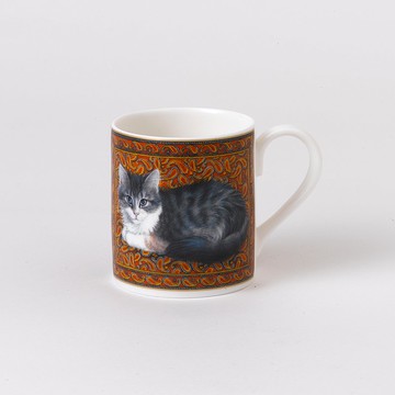 英國 RK | Lesley Anne Ivory貓 280ml 骨瓷杯 Agneatha