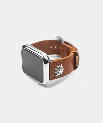 Heli Concho Apple Watch Strap_Brown