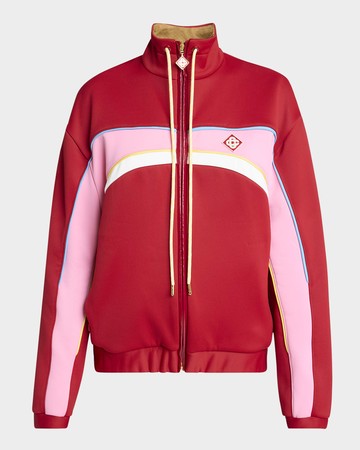 Colorblock Oversized Track Jacket
