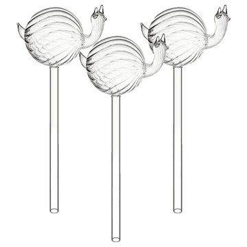 愛佳家居有限公司 盆栽自動玻璃澆水器 蝸牛造型 自動澆水神器  3個  透明色