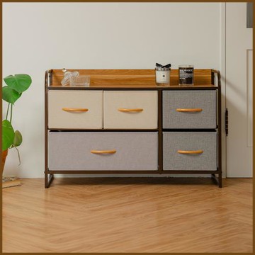 IKLOO_和風異材質抽屜收納矮櫃